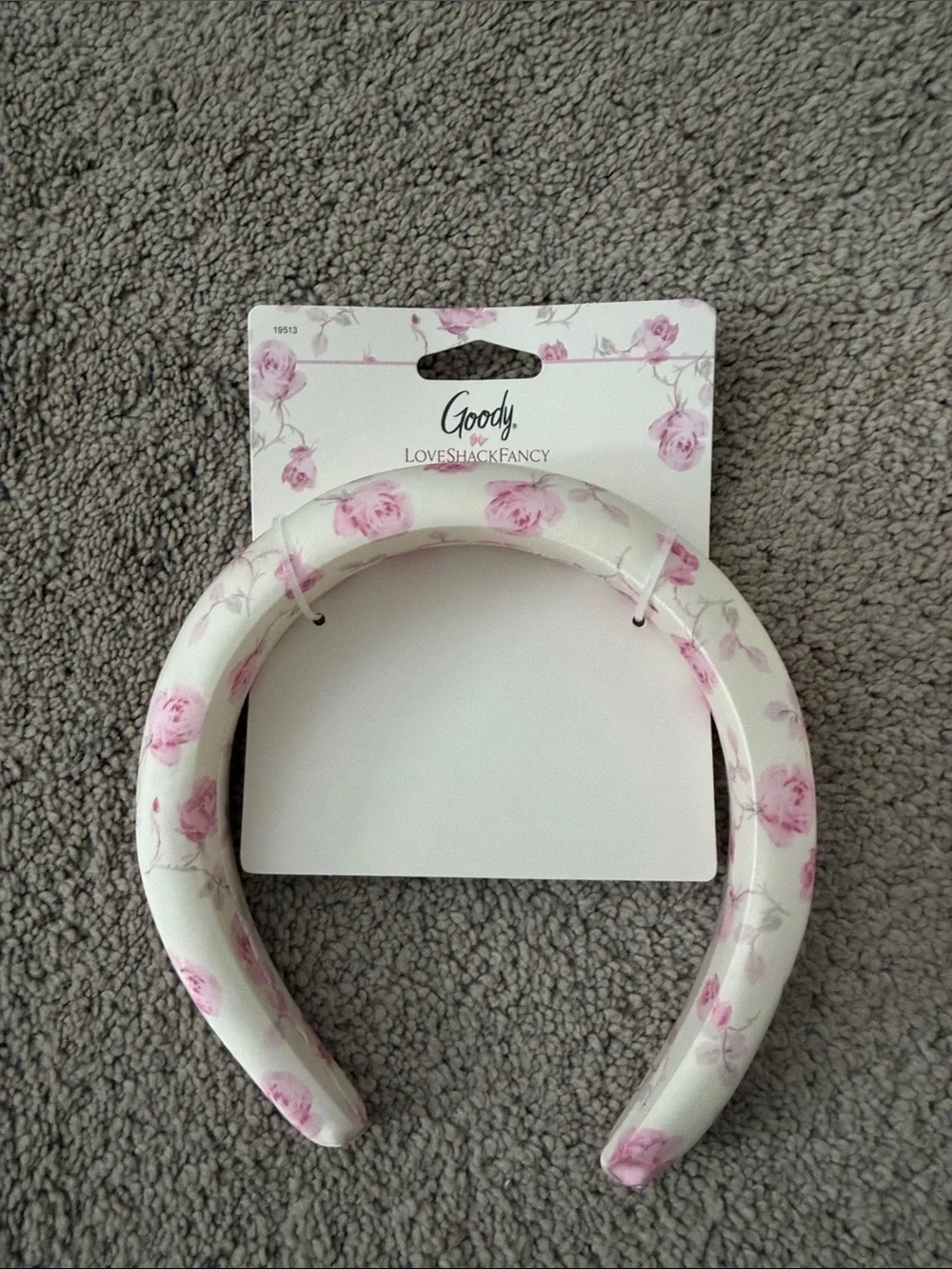 LoveShackFancy Pink Rose Floral Headband Set